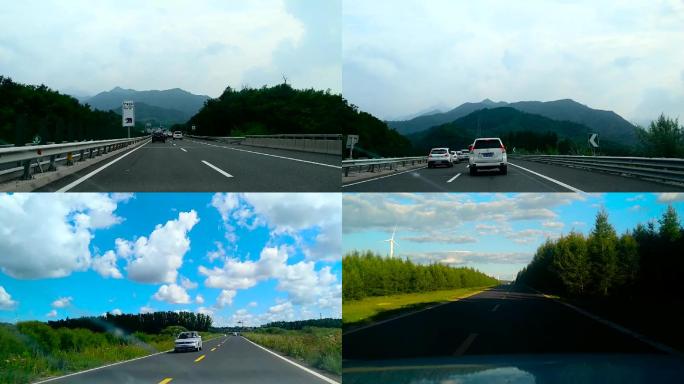 【原创】高速开车主观镜头、开车美丽风景