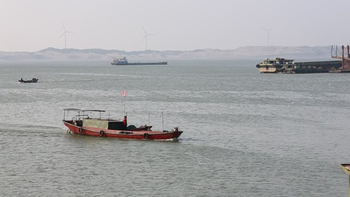 江西都昌鄱阳湖渔船
