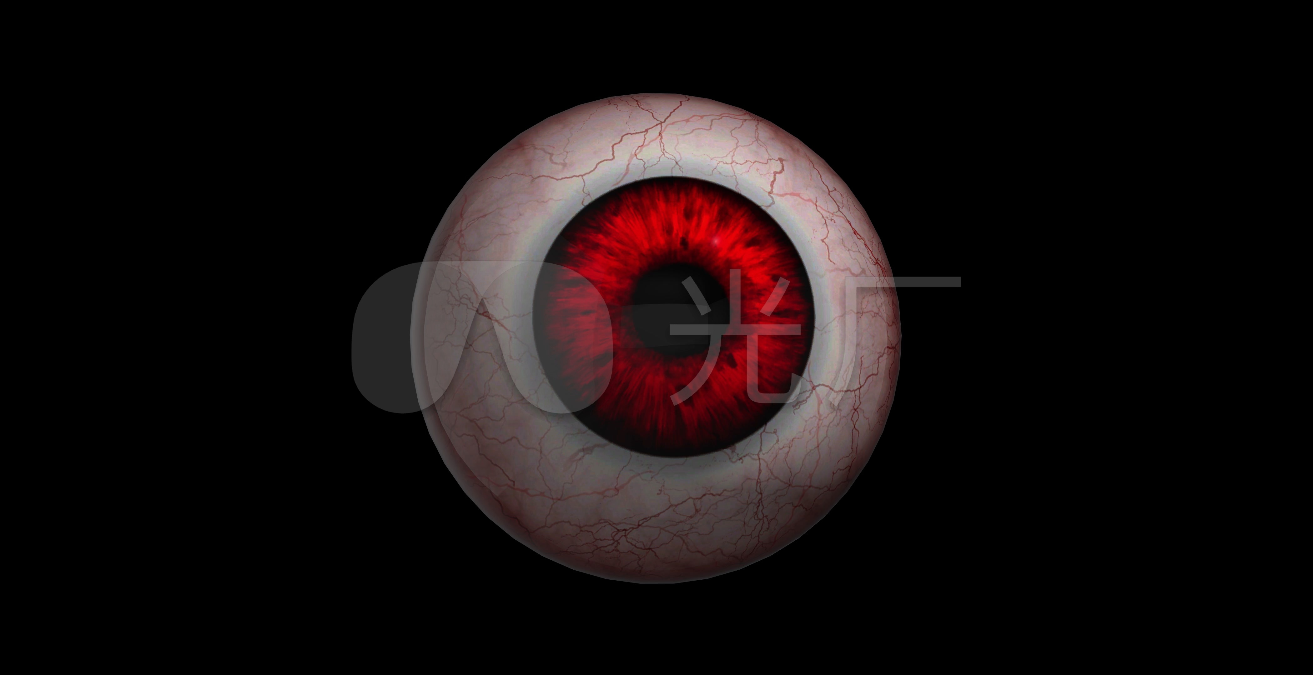 4k眼球眼珠子万圣节恐怖百大音乐节素材