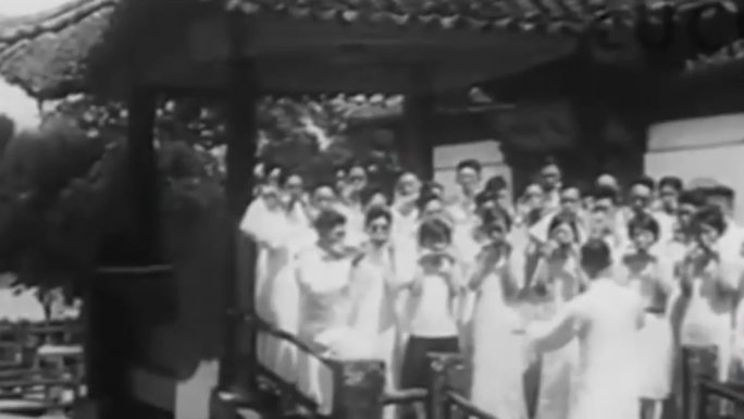 30年代杭州西湖演出