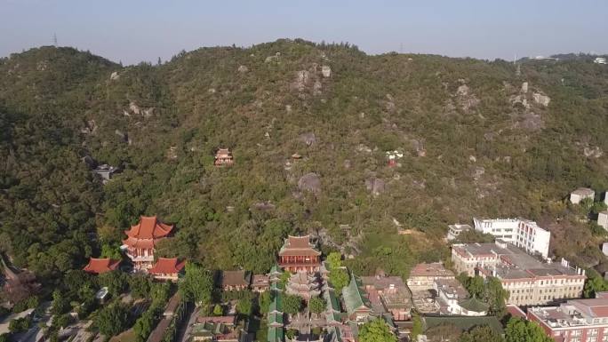 航拍厦门普陀寺