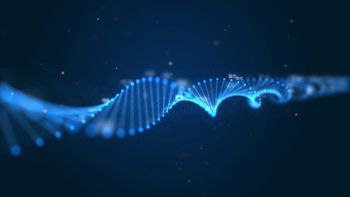 DNA科技医疗科技感HUD4K