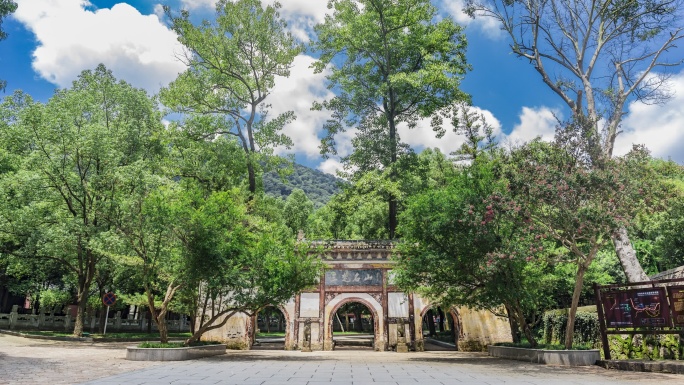 当阳玉泉寺三楚名山延时间隔4K