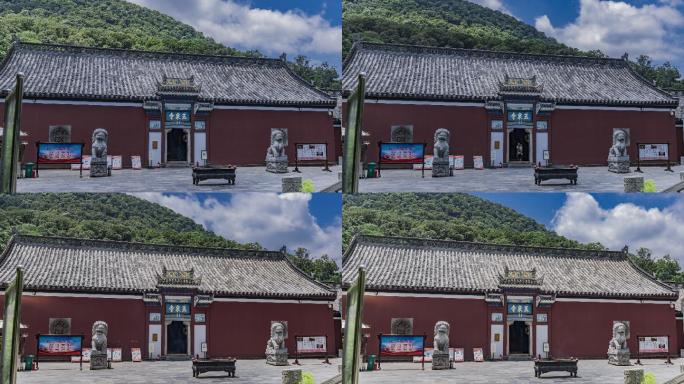 当阳玉泉寺大门延时间隔4k