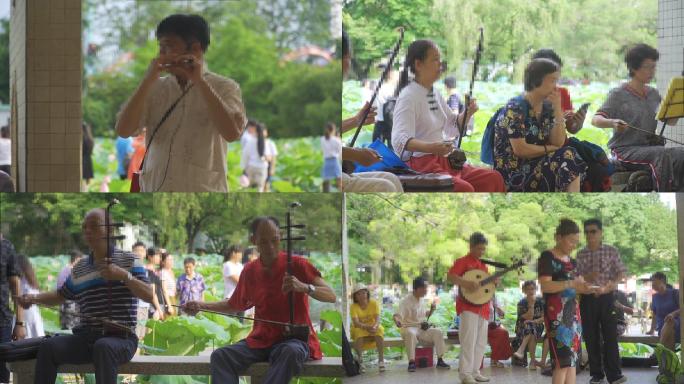 中老年人唱歌活动