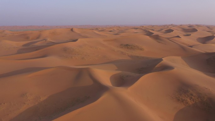4K-原素材-阿拉善沙漠航拍