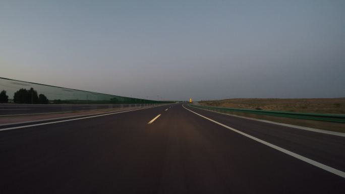 4K-原素材-高速道路汽车行驶