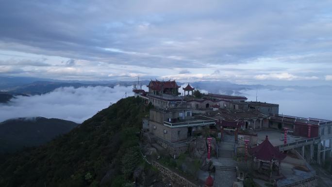 莆田市荔城区九华山云海航拍4K