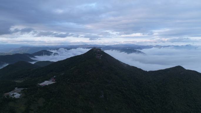 莆田市荔城区九华山云海航拍4K