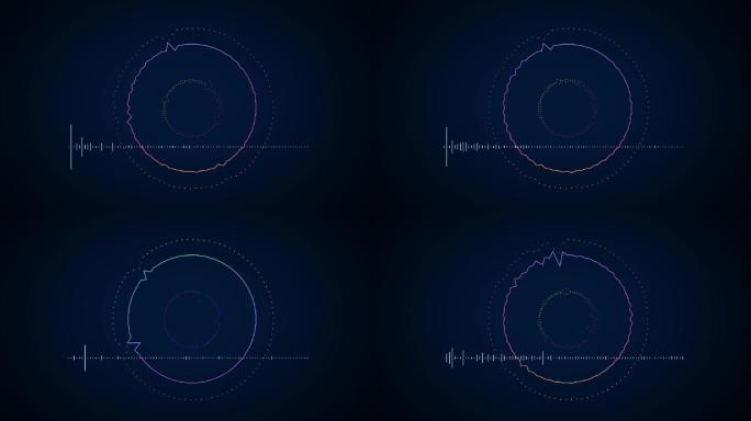 抖音科技简约跳动的音频音频可视