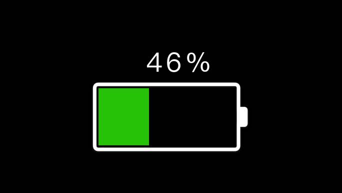 电池百分比充电4K