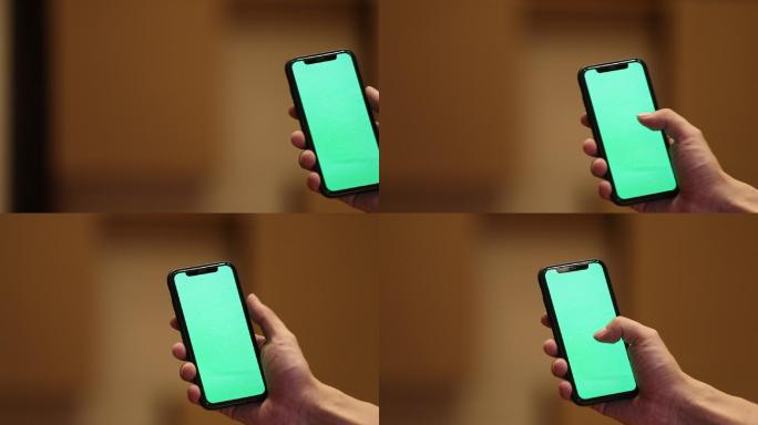 iPhone手机绿屏素材