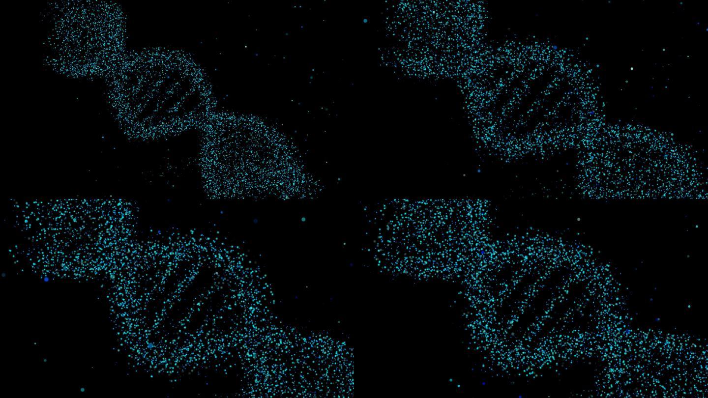 DNA生成粒子动态透明通道