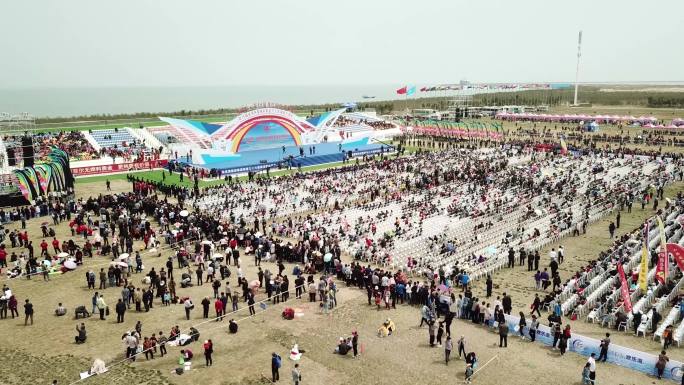 2019潍坊国际风筝节航拍4K