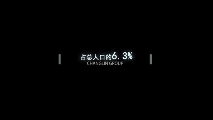 宣传片关键词文字展示AE模版01