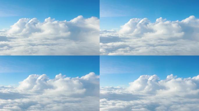 4k云高空云彩白云云雾云海空镜头、可商用