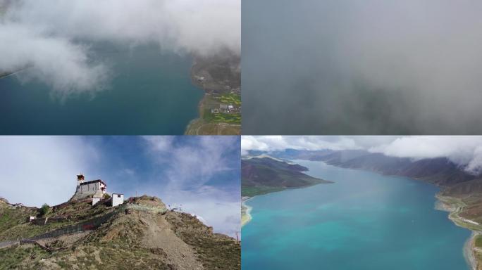 山南市雅鲁藏布江航拍