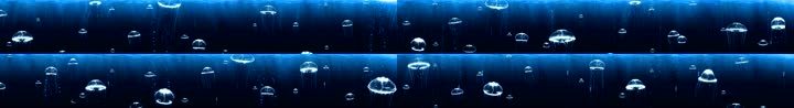 超大超宽尺寸唯美海底水母