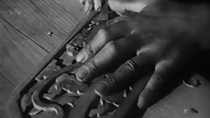 老年代木雕 雕刻 木工 木艺30年代素材