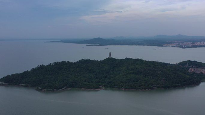 巢湖航拍姥山岛4K