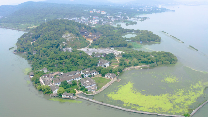 4K超清航拍苏州太湖景区