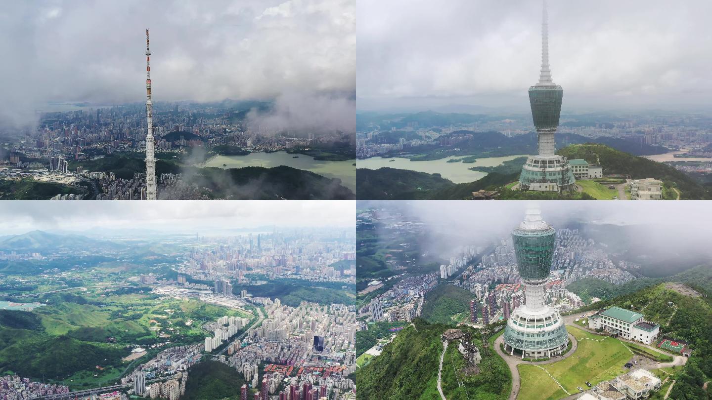 大气深圳宣传片深圳全景梧桐山（4k）