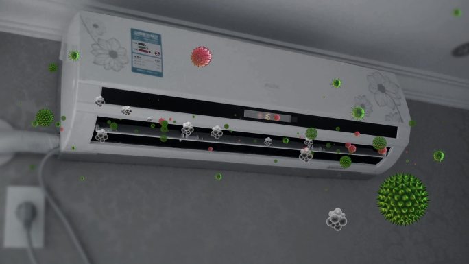 空调空气污染空气过滤室内病菌