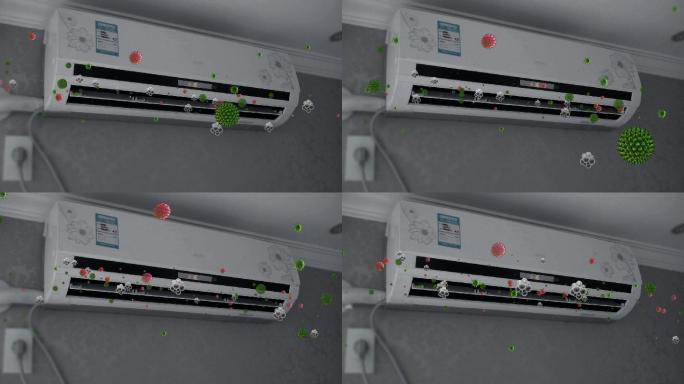 空调空气污染空气过滤室内病菌