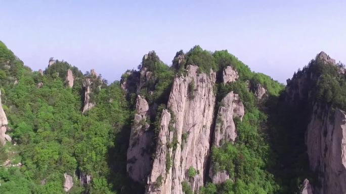 航拍大散关航拍鸡峰山