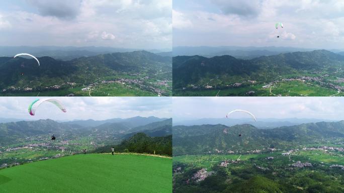 【可商用】4K滑翔伞实拍