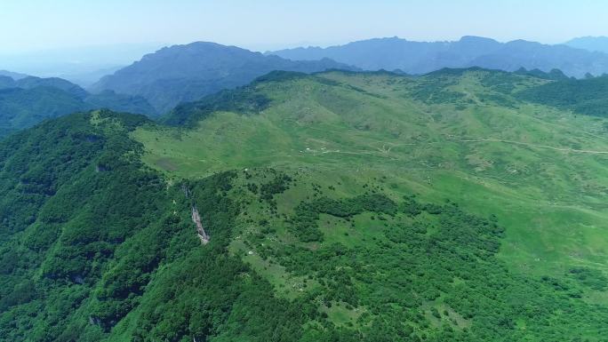 航拍中国世界地理王屋山