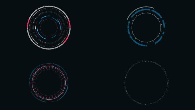 13款圆形HUD科技元素