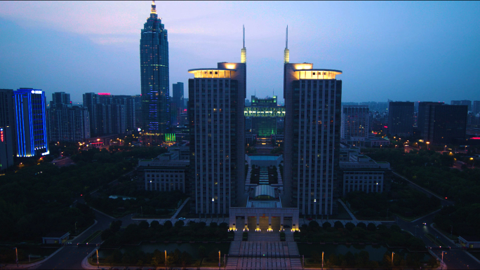 常州市政府夜景5K