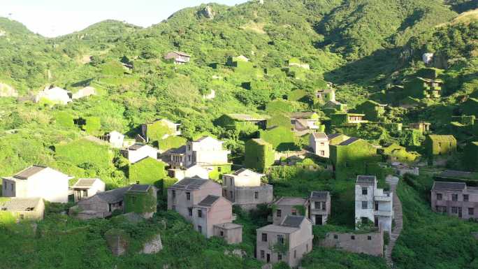 4K原素材-嵊泗枸杞岛旅游风光-无人村