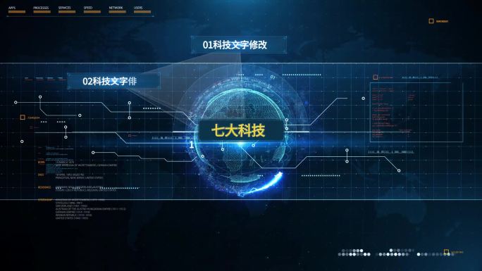 【原创】七大科技信息数据板块结构