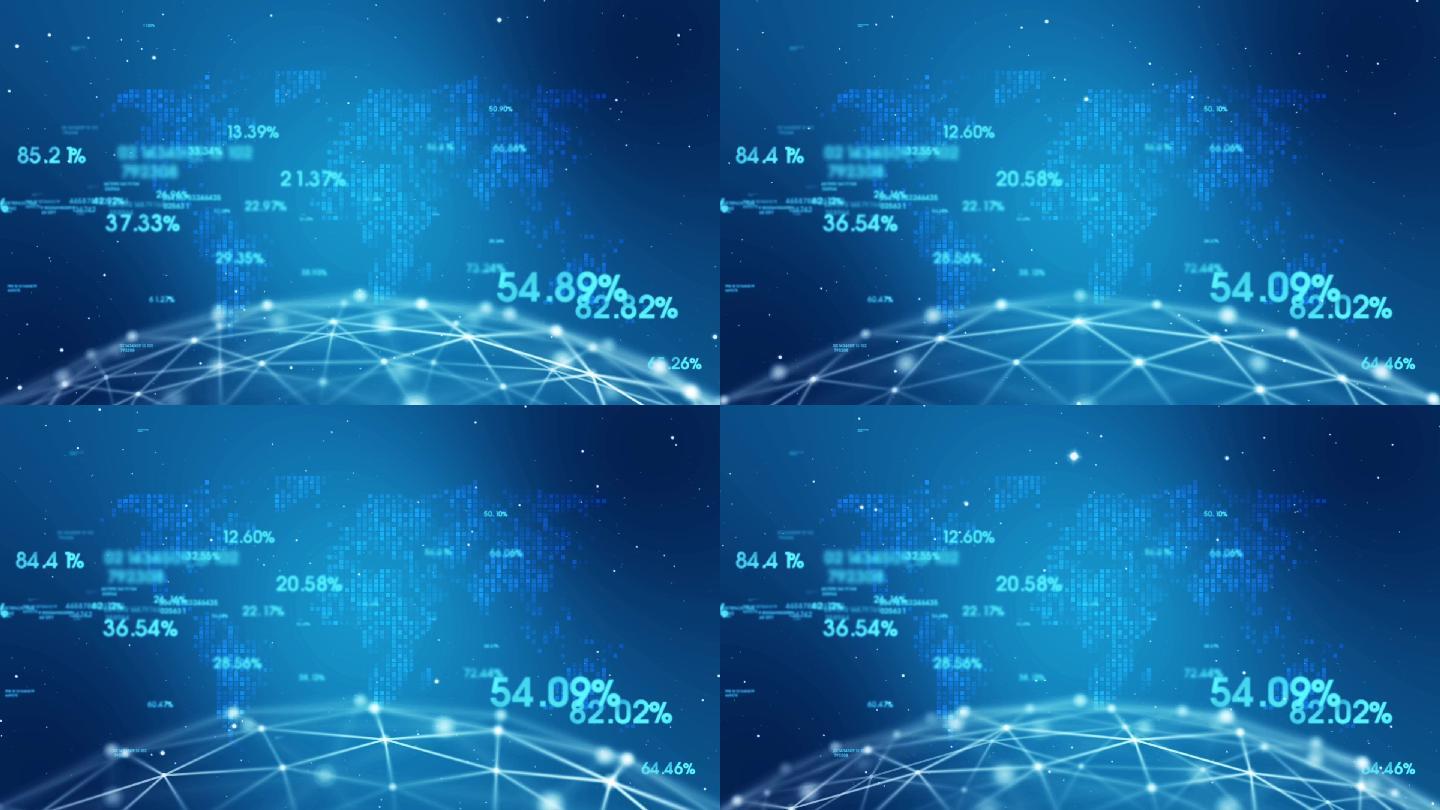 科技数字背景循环