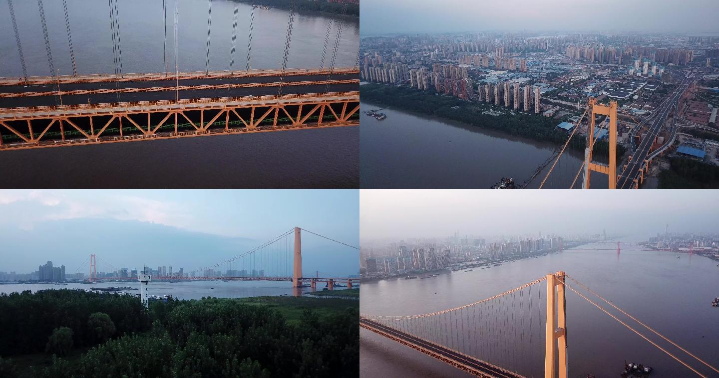 4K-2019最新杨泗港大桥航拍