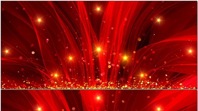 大气星光粒子丝绸红绸幕布绽放背景