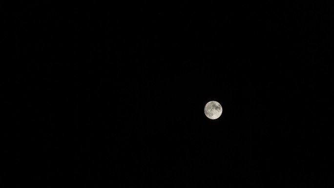 中秋月圆圆月一个月亮爬上来月亮延时