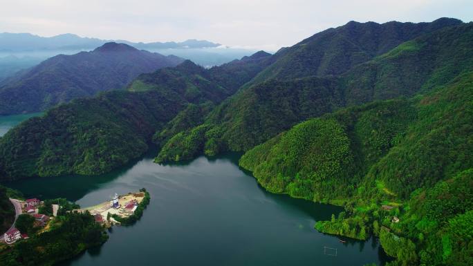 4K航拍湖南湘中安化县丘陵地貌05