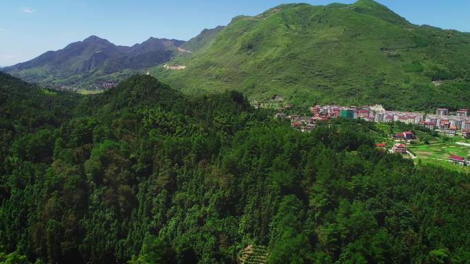 4K航拍湖南安化县辰山白云峰景区06