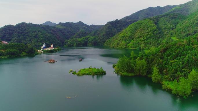 4K航拍湖南湘中安化县丘陵地貌03