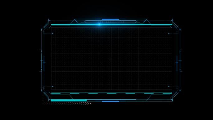 科技框UI视频框字幕框-3