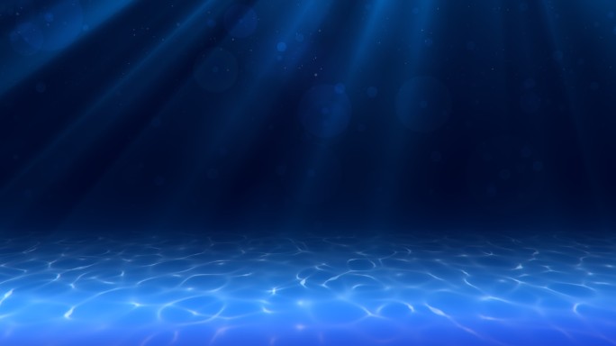 4K海底水下素材背景