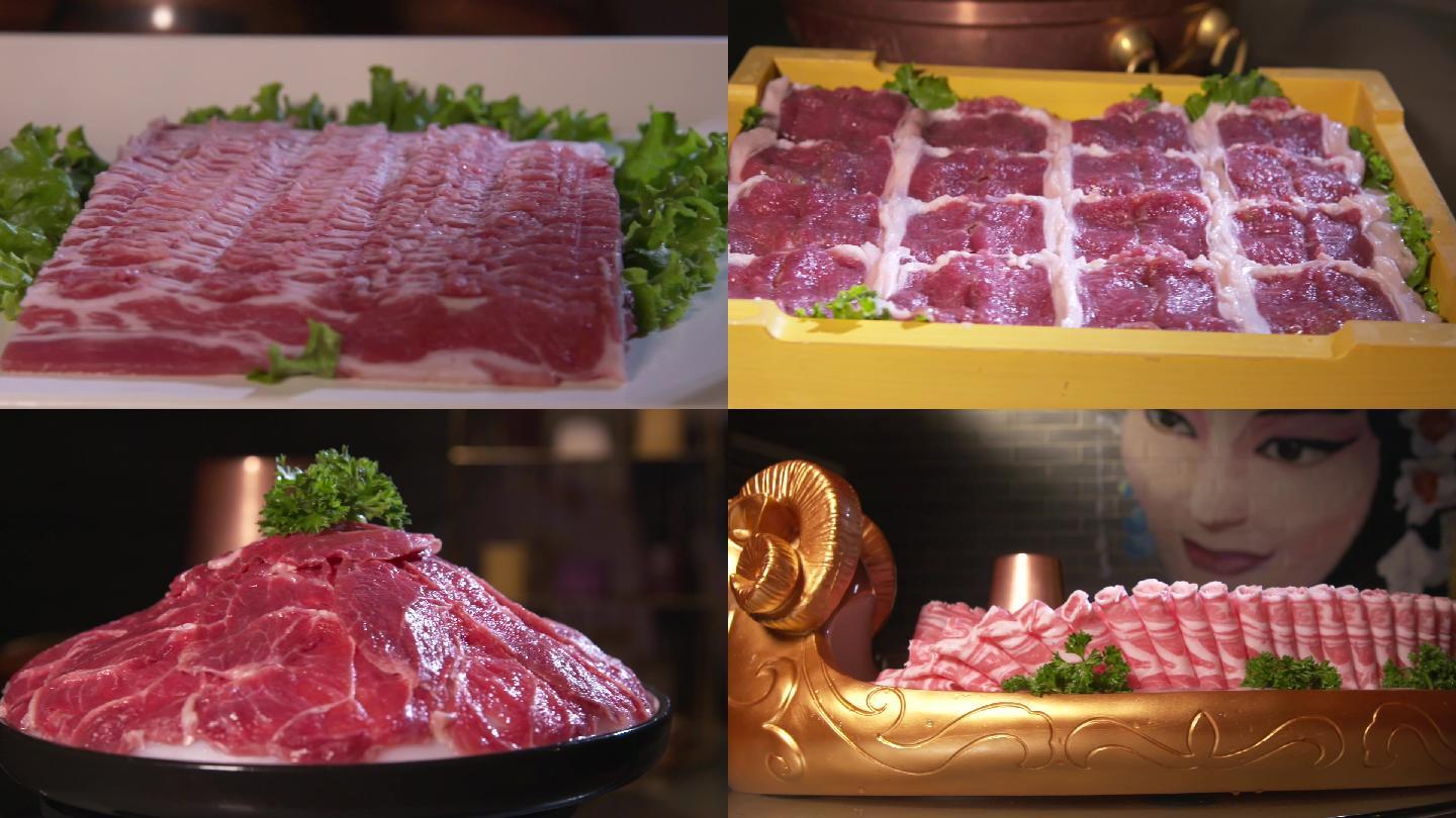 牛羊肉精美菜品实拍视频