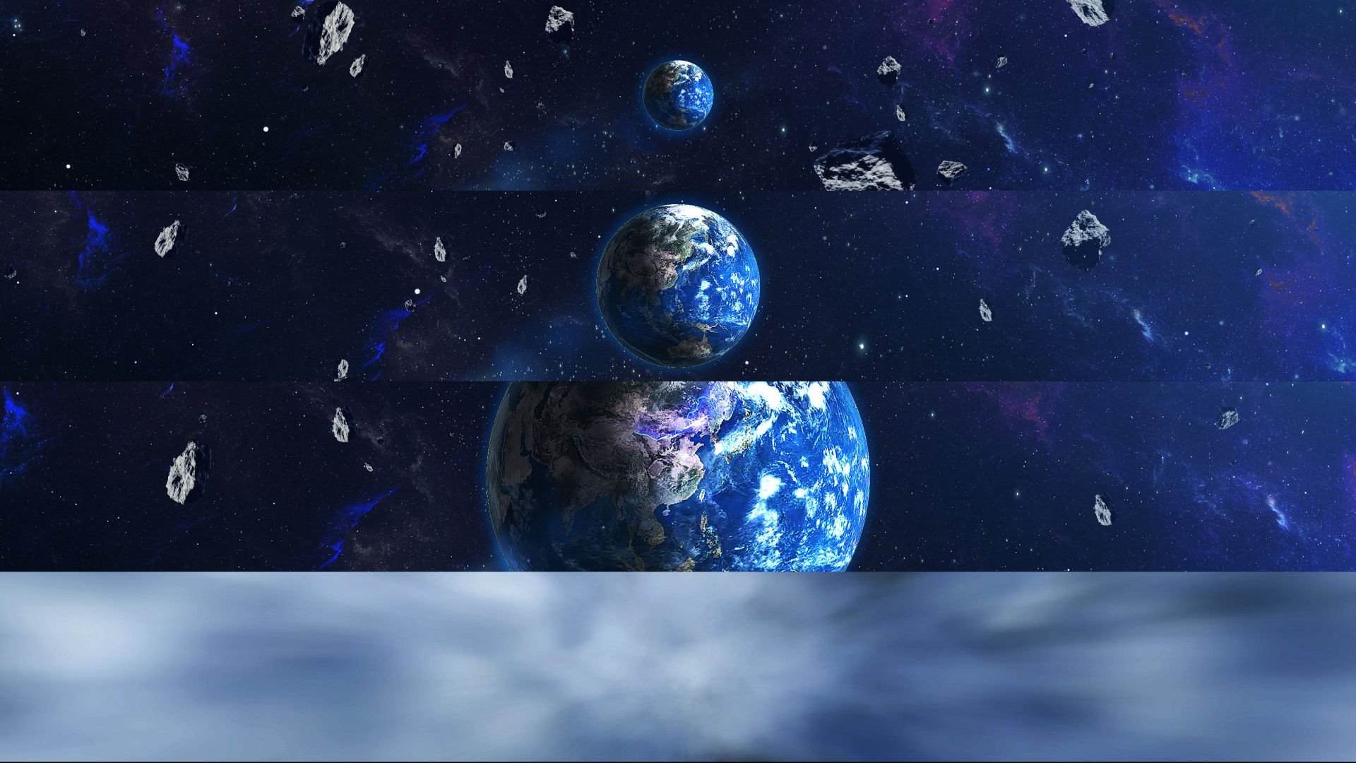 7k宇宙太空冲地球动画 7680x1080 高清视频素材下载 编号 3798086 影视包装 Vj师网www Vjshi Com