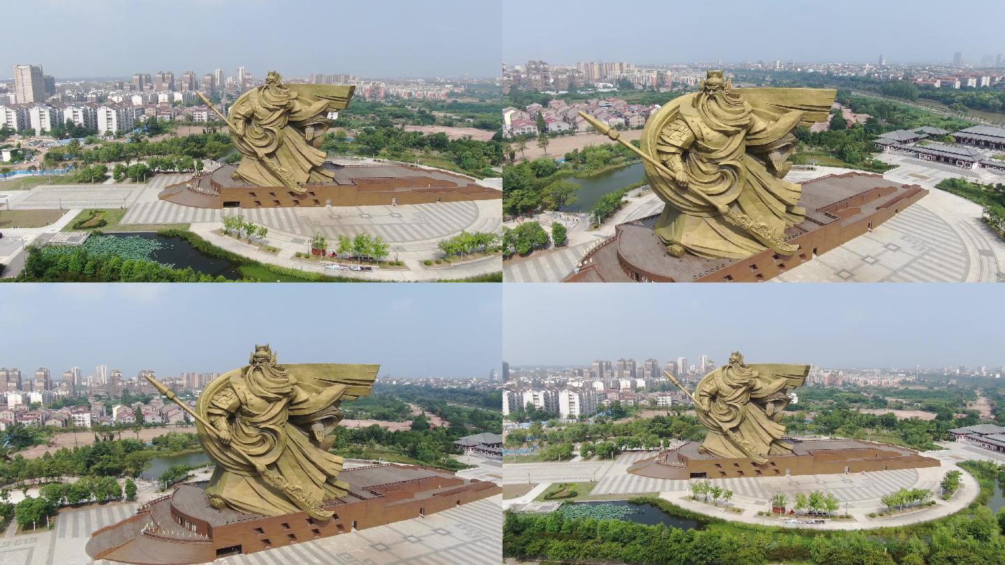 绝版荆州古城关公圣像