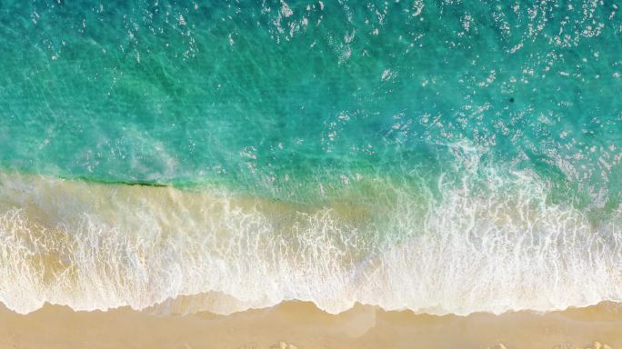 宽屏海滩沙滩海浪海边海水