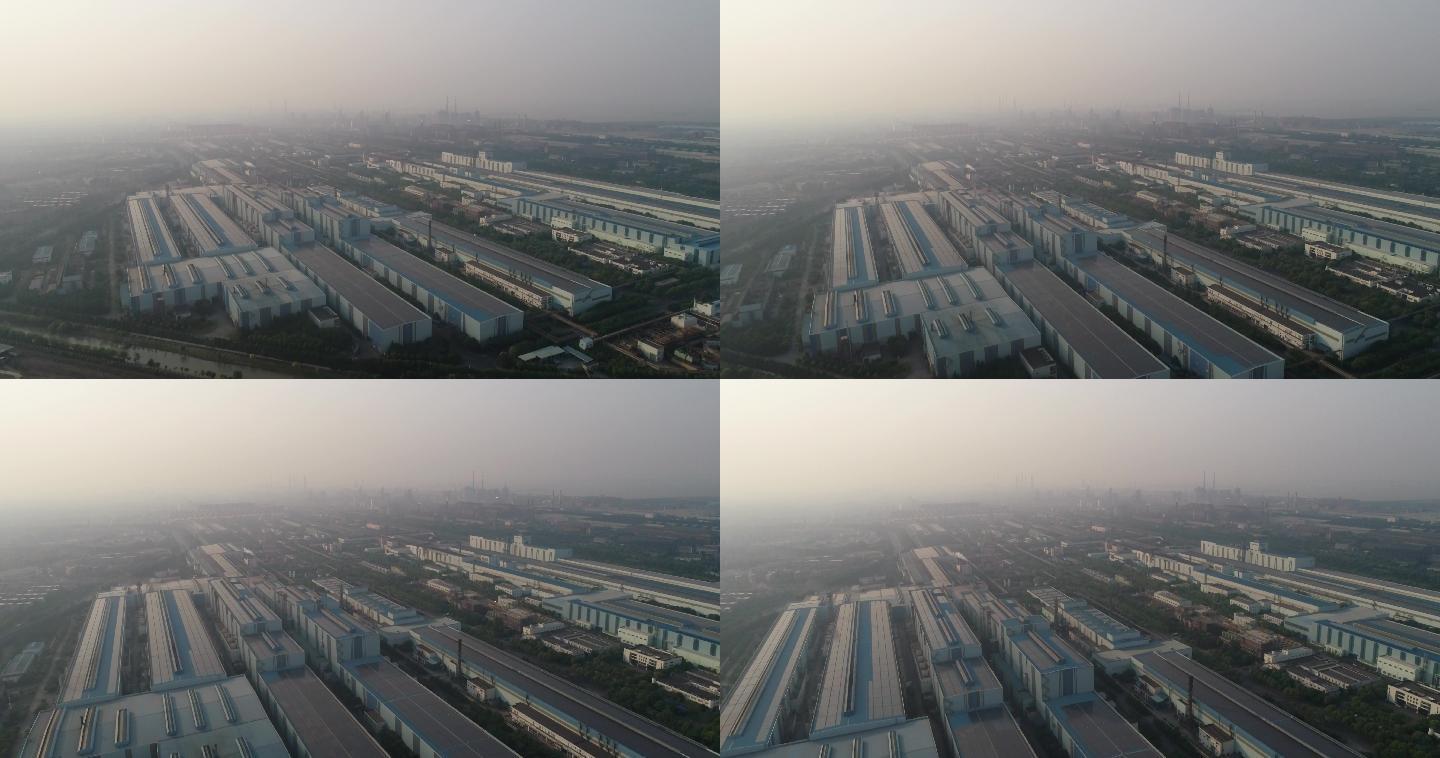 4K原素材-上海宝钢工业园区景观