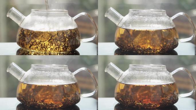【原创】玻璃茶壶泡红茶
